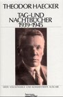 Buchcover Tag- und Nachtbücher (1939-1945)