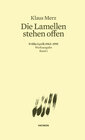 Buchcover Die Lamellen stehen offen