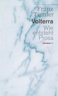 Buchcover Volterra. Wie entsteht Prosa