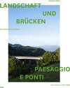 Buchcover Landschaft und Brücken. Paesaggio E Ponti