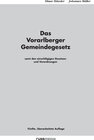 Buchcover Das Vorarlberger Gemeindegesetz