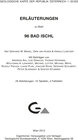 Buchcover Erläuterungen zu Blatt 96 Bad Ischl