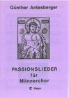 Buchcover Passionslieder für Männerchor