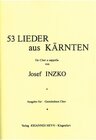 Buchcover 53 Lieder aus Kärnten für Chor a cappella