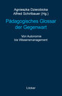 Buchcover Pädagogisches Glossar der Gegenwart