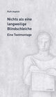 Buchcover Nichts als eine langweilige Blindschleiche
