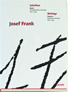 Buchcover Schriften/Writings