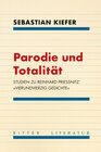 Buchcover Parodie und Totalität.