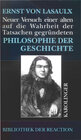 Buchcover Neuer Versuch einer alten, auf die Wahrheit der Tatsachen gegründeten Philosophie der Geschichte