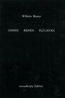 Buchcover Gehen - reisen - flüchten