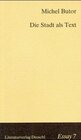 Buchcover Die Stadt als Text
