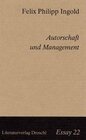 Buchcover Autorschaft und Management