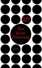 Buchcover Fast keine Erinnerung