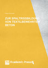 Buchcover ZUR SPALTRISSBILDUNG VON TEXTILBEWEHRTEM BETON