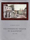 Buchcover Das Ständische Theater in Klagenfurt 1810 bis 1868