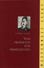 Buchcover Vom Propheten zum Produzenten