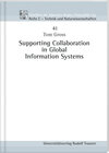 Buchcover Supporting Collaboration in Global Information Systems