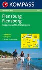 Buchcover KOMPASS Wanderkarte 707 Flensburg / Flensborg - Kappeln 1:50.000