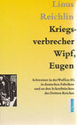 Buchcover Kriegsverbrecher Wipf, Eugen