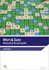 Buchcover Wort & Satz - Deutsche Grammatik
