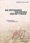 Buchcover Die Ortsnamen von Riehen und Bettingen