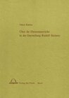 Buchcover Über die Elementarreiche in der Darstellung Rudolf Steiners