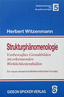 Buchcover Strukturphänomenologie