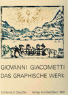 Buchcover Giovanni Giacometti. Das graphische Werk