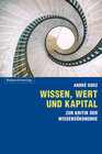 Buchcover Wissen, Wert und Kapital