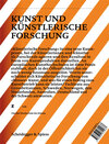 Buchcover Kunst und künstlerische Forschung