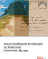 Buchcover Kunsttechnologische Forschungen zur Malerei von Cuno Amiet 1883–1914
