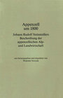 Buchcover Appenzell um 1800
