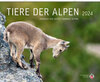Buchcover Tiere der Alpen 2024