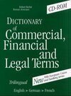 Buchcover Dictionary of Commercial. Financial and Legal Terms