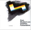 Buchcover Zum Studium von Goethes Farbenlehre