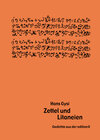 Buchcover Zettel und Litaneien