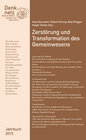 Buchcover Denknetz-Jahrbuch 2015: Zerstörung und Transformation des Gemeinwesens