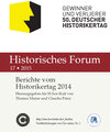 Buchcover Berichte vom Historikertag 2014