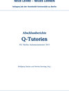 Buchcover Abschlussberichte Q-Tutorien