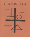 Buchcover Herbert Post. Schrift - Typographie - Graphik