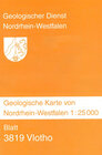 Buchcover Geologische Karten von Nordrhein-Westfalen 1:25000 / 3819 Vlotho