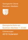 Buchcover Geologische Karten von Nordrhein-Westfalen 1:25000 / Gütersloh