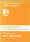 Buchcover Geologische Karten von Nordrhein-Westfalen 1:25000 / Brackwede