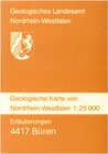 Buchcover Geologische Karten von Nordrhein-Westfalen 1:25000 / Büren