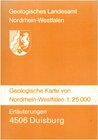 Buchcover Geologische Karten von Nordrhein-Westfalen 1:25000 / Duisburg