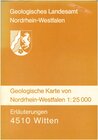 Buchcover Geologische Karten von Nordrhein-Westfalen 1:25000 / Witten