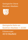 Buchcover Geologische Karten von Nordrhein-Westfalen 1:25000 / Madfeld