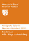 Buchcover Geologische Karten von Nordrhein-Westfalen 1:25000 / Hohenlimburg