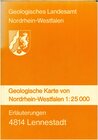 Buchcover Geologische Karten von Nordrhein-Westfalen 1:25000 / Lennestadt