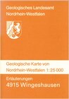 Buchcover Geologische Karten von Nordrhein-Westfalen 1:25000 / Wingeshausen